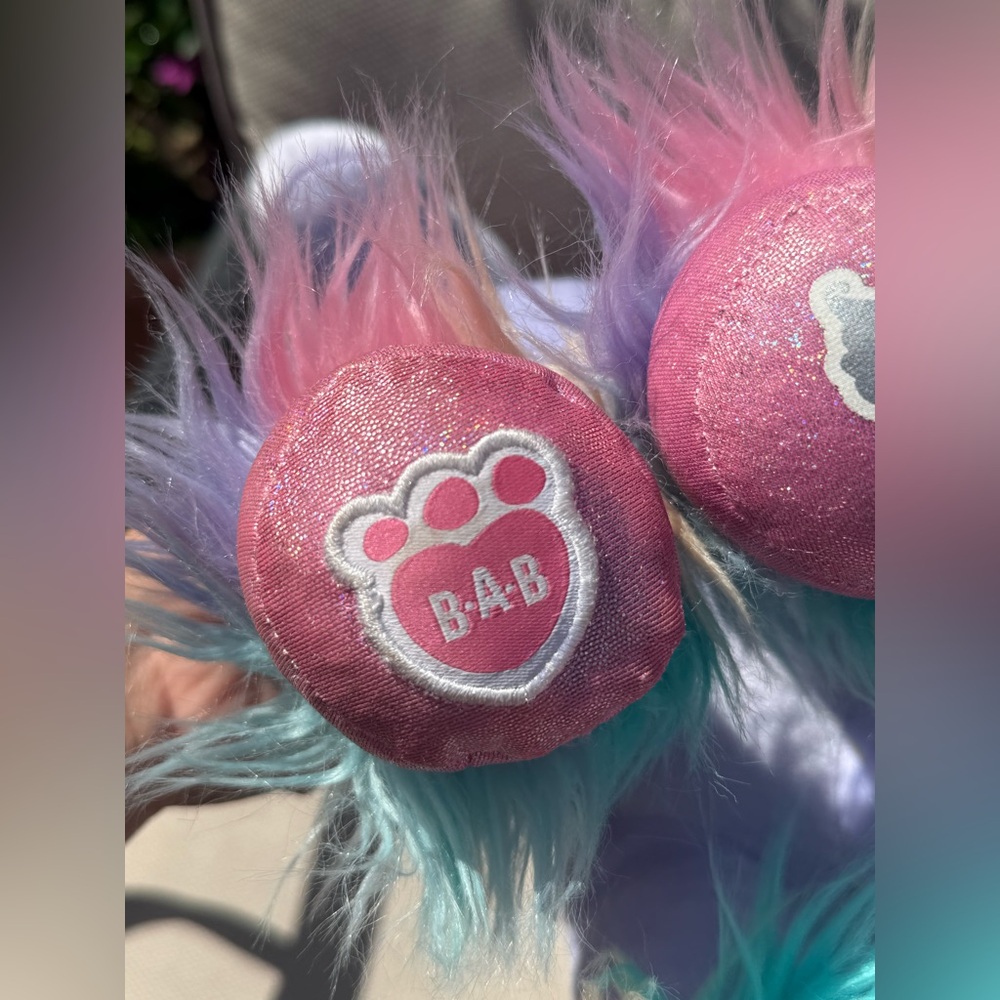 Build-A-Bear Pastel‎ Plush with Multicolor Mane Enchanted Unicorn Fairy Friend - Picture 8 of 9